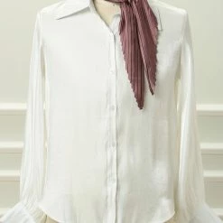 Allegra K Women Pleated Rhombus Head Scarf Wraps Scarves Neckerchief Bandana Solid Color