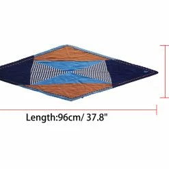 Allegra K Women Rhombus Pleated Scarf Contrast Color Stripe Heart Neck Scarves Neckerchief Accessories