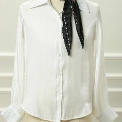 Allegra K Women Rhombus Pleated Scarf Contrast Color Stripe Heart Neck Scarves Neckerchief Accessories