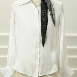 Allegra K Color Block Pleated Cashew Nuts Paisley Neck Scarf Neckerchief Bandana For Women Lady Accessories