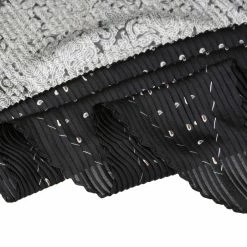 Allegra K Color Block Pleated Cashew Nuts Paisley Neck Scarf Neckerchief Bandana For Women Lady Accessories