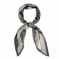 Allegra K Accessories Women's Retro Pleated Plaid Rhombus Head Neck Scarf Scarves Checkered Neckerchief