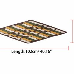 Allegra K Accessories Women's Retro Pleated Plaid Rhombus Head Neck Scarf Scarves Checkered Neckerchief