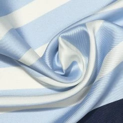 Allegra K Accessories Women Satin Rhombus Neck Scarf Stripe Print For Shirts Ponytail Neckerchief Bag Accessory For Summer Bandana