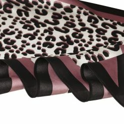 Allegra K Retro Animal Print Leopard Rhombus Rhombic Neck Scarf Neckerchief For Women