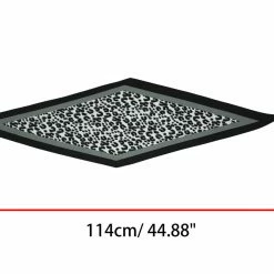 Allegra K Retro Animal Print Leopard Rhombus Rhombic Neck Scarf Neckerchief For Women