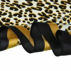 Allegra K Retro Animal Print Leopard Rhombus Rhombic Neck Scarf Neckerchief For Women