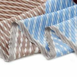 Allegra K Argyle Color Block Pleated Neck Scarf Neckerchief Bandana For Women Lady Accessories