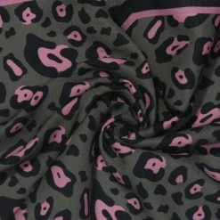 Allegra K Animal Print Leopard Rhombus Rhombic Scarf Neck Scarves Neckerchief For Women Accessories