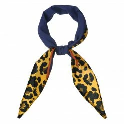 Allegra K Animal Print Leopard Rhombus Rhombic Scarf Neck Scarves Neckerchief For Women Accessories