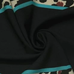 Allegra K Animal Print Leopard Rhombus Rhombic Scarf Neck Scarves Neckerchief For Women Accessories