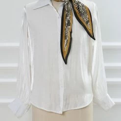 Allegra K Animal Print Leopard Rhombus Rhombic Scarf Neck Scarves Neckerchief For Women Accessories