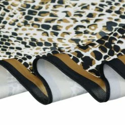 Allegra K Animal Print Leopard Rhombus Rhombic Scarf Neck Scarves Neckerchief For Women Accessories