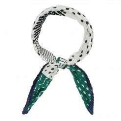 Allegra K Pleated Rhombus Scarf Neck Scarves Neckerchief Headbands For Women