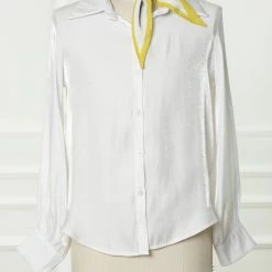 Allegra K Ladies Silky Rhombus Neckerchief Stripe Print Neck Scarf For Shirts Headband Handbag Wraps Bandana