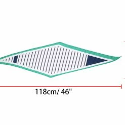Allegra K Ladies Silky Rhombus Neckerchief Stripe Print Neck Scarf For Shirts Headband Handbag Wraps Bandana
