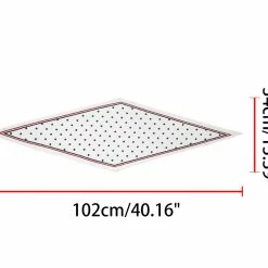 Allegra K Women Retro Polka Dot Rhombus Scarf Head Neck Scarves Neckerchief Bandana Accessories