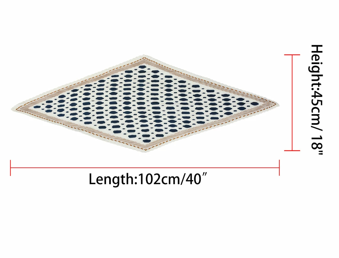 Allegra K 50s Pleated Neck Scarf For Women Rhombus Handkerchief Polka Dot Bandana Hair Wraps Headbands 18 Allegra K 50s Pleated Neck Scarf For Women Rhombus Handkerchief Polka Dot Bandana Hair Wraps Headbands