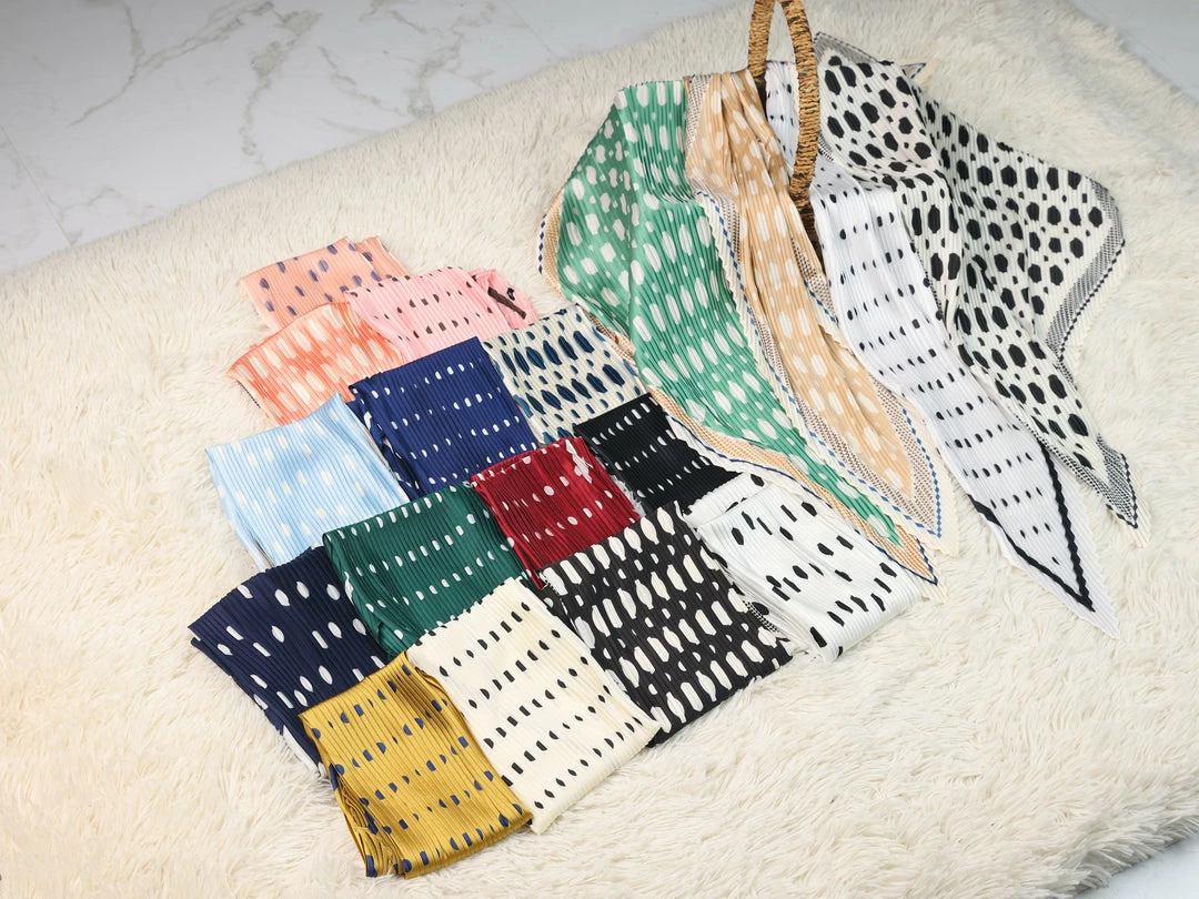 Allegra K 50s Pleated Neck Scarf For Women Rhombus Handkerchief Polka Dot Bandana Hair Wraps Headbands 15 Allegra K 50s Pleated Neck Scarf For Women Rhombus Handkerchief Polka Dot Bandana Hair Wraps Headbands