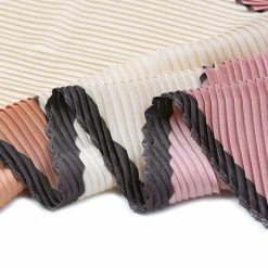 Allegra K Pleated Contrast Color Block Rhombus Neck Scarf Neckerchief Bandana For Women Accessories