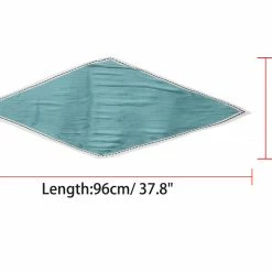 Allegra K Accessories Women Pleated Rhombus Rhombic Scarf Scarves Head Ribbon Bandana Solid Color