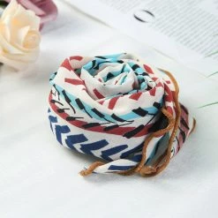Allegra K Accessories Women Geometric Stripe Printed Triangle Head Wrap Neck Scarves Neckerchief 60 Allegra K Accessories Women Geometric Stripe Printed Triangle Head Wrap Neck Scarves Neckerchief