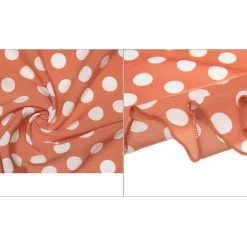 Allegra K Accessories Polka Dot Print Triangle Scarf Neck Scarves Neckerchief Head Wrap For Women