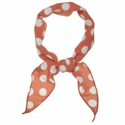 Allegra K Accessories Polka Dot Print Triangle Scarf Neck Scarves Neckerchief Head Wrap For Women