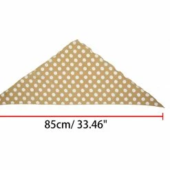 Allegra K Accessories Polka Dot Print Triangle Scarf Neck Scarves Neckerchief Head Wrap For Women