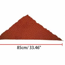 Allegra K Accessories Polka Dot Print Triangle Scarf Neck Scarves Neckerchief Head Wrap For Women