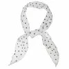 Allegra K Accessories Polka Dot Print Triangle Scarf Neck Scarves Neckerchief Head Wrap For Women