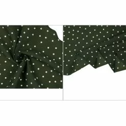 Allegra K Accessories Polka Dot Print Triangle Scarf Neck Scarves Neckerchief Head Wrap For Women