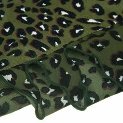 Allegra K Accessories Leopard Print Triangle Scarf Neck Scarves Hair Ribbon Neckerchief For Women