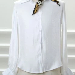 Allegra K Accessories Leopard Print Triangle Scarf Neck Scarves Hair Ribbon Neckerchief For Women