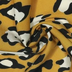 Allegra K Accessories Leopard Print Triangle Scarf Neck Scarves Hair Ribbon Neckerchief For Women