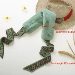 Allegra K Faux Fur Winter Collar Scarf Thick Plush Neck Scarves Wrap Warmer Shawl For Women Lady Accessories