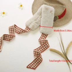 Allegra K Faux Fur Winter Collar Scarf Thick Plush Neck Scarves Wrap Warmer Shawl For Women Lady Accessories