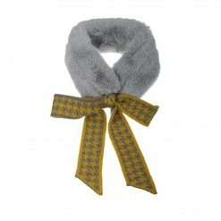 Allegra K Faux Fur Winter Collar Scarf Thick Plush Neck Scarves Wrap Warmer Shawl For Women Lady Accessories