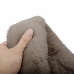 Allegra K Faux Fur Winter Collar Scarf Thick Plush Neck Scarves Wrap Warmer Shawl For Women Lady Accessories