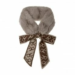 Allegra K Faux Fur Winter Collar Scarf Thick Plush Neck Scarves Wrap Warmer Shawl For Women Lady Accessories