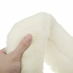 Allegra K Womens Love Heart Flower Ribbon Thicken Faux Fur Collar Scarf Neck Scarves Winter Warmer Accessories