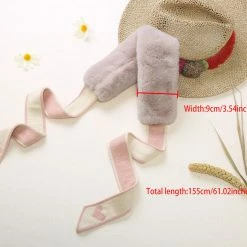 Allegra K Faux Fur Winter Collar Scarf Thick Plush Neck Scarves Wrap Warmer Shawl For Women Lady Accessories