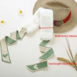 Allegra K Faux Fur Winter Collar Scarf Thick Plush Neck Scarves Wrap Warmer Shawl For Women Lady Accessories