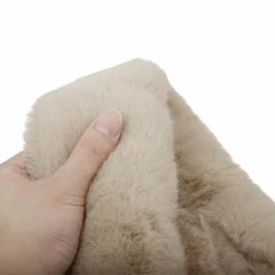 Allegra K Faux Fur Winter Collar Scarf Thick Plush Neck Scarves Wrap Warmer Shawl For Women Lady Accessories