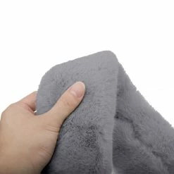 Allegra K Faux Fur Winter Collar Scarf Thick Plush Neck Scarves Wrap Warmer Shawl For Women Lady Accessories