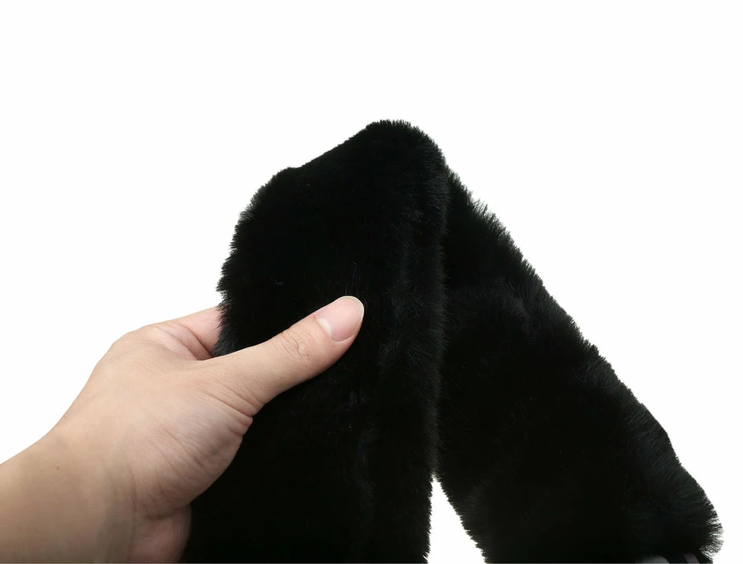 Allegra K Accessories Womens Cold Weather Leopard Ribbons Faux Fur Collar Scarf Plush Neck Scarves Winter Warmer 17 Allegra K Accessories Womens Cold Weather Leopard Ribbons Faux Fur Collar Scarf Plush Neck Scarves Winter Warmer