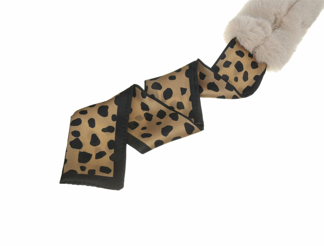 Allegra K Accessories Womens Cold Weather Leopard Ribbons Faux Fur Collar Scarf Plush Neck Scarves Winter Warmer 8 Allegra K Accessories Womens Cold Weather Leopard Ribbons Faux Fur Collar Scarf Plush Neck Scarves Winter Warmer