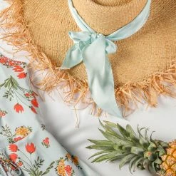 Allegra K Women Plain Solid Color Pure Skinny Scarf Scarves Long Neckerchief Hair Band