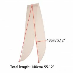 Allegra K Women Plain Solid Color Pure Skinny Scarf Scarves Long Neckerchief Hair Band