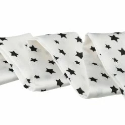 Allegra K Women Star Print Skinny Scarf Neck Scarves Double Sided Neckerchief Hair Wrap